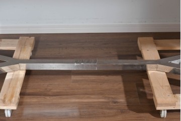 ヴィンテージ家具　特大サイズ　幅約350cm　アート性の高いポストモダンデザインのテーブル　(R-085473)