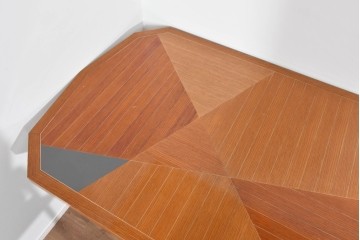 ヴィンテージ家具　特大サイズ　幅約350cm　アート性の高いポストモダンデザインのテーブル　(R-085473)