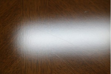 中古　美品　maruni(マルニ木工)　地中海シリーズ　美しい木目が際立つクラシカルな意匠のエクステンションテーブル　(R-085474)