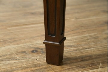中古　美品　maruni(マルニ木工)　地中海シリーズ　美しい木目が際立つクラシカルな意匠のエクステンションテーブル　(R-085474)