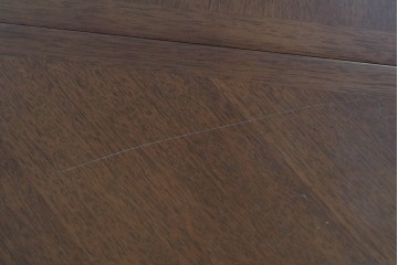 中古　美品　maruni(マルニ木工)　地中海シリーズ　美しい木目が際立つクラシカルな意匠のエクステンションテーブル　(R-085474)