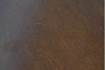 中古　美品　maruni(マルニ木工)　地中海シリーズ　美しい木目が際立つクラシカルな意匠のエクステンションテーブル　(R-085474)