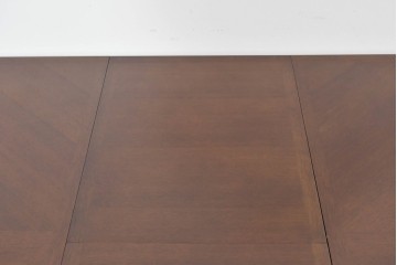 中古　美品　maruni(マルニ木工)　地中海シリーズ　美しい木目が際立つクラシカルな意匠のエクステンションテーブル　(R-085474)