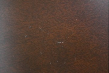 中古　maruni(マルニ木工)　KENT-COURT(ケントコート)　深い色合いとクラシカルな佇まいが美しいオーバル型センターテーブル　(R-085475)