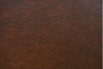 中古　maruni(マルニ木工)　KENT-COURT(ケントコート)　深い色合いとクラシカルな佇まいが美しいオーバル型センターテーブル　(R-085475)