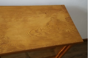 中古　豊かな表情を楽しめる屋久杉のガラス戸付き茶箪笥　定価約25万円　(R-085477)