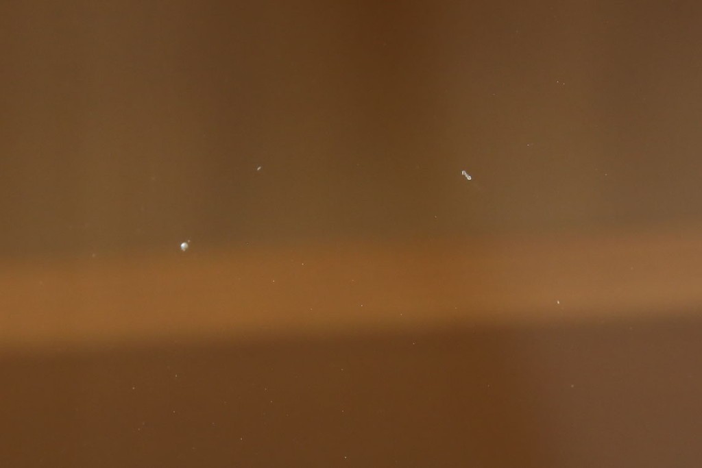 中古　豊かな表情を楽しめる屋久杉のガラス戸付き茶箪笥　定価約25万円　(R-085477)