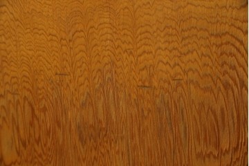 中古　豊かな表情を楽しめる屋久杉のガラス戸付き茶箪笥　定価約25万円　(R-085477)