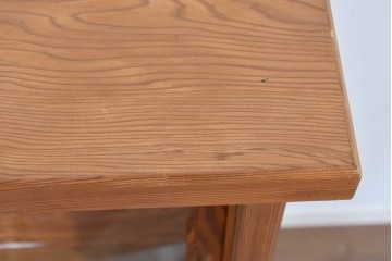 中古　豊かな表情を楽しめる屋久杉のガラス戸付き茶箪笥　定価約25万円相当　(R-085477)