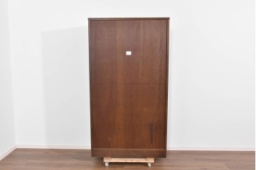 中古　美品　国産家具　欅(ケヤキ)材　金具の装飾が美しい3尺水屋箪笥　(R-085482)