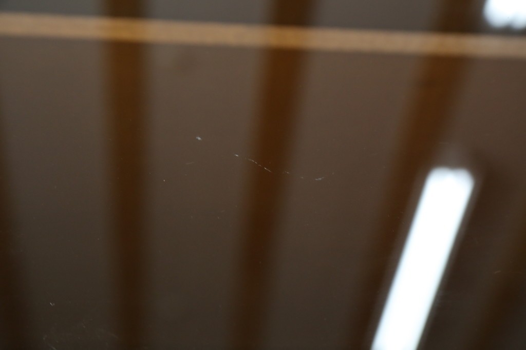 和製ヴィンテージ　オーク材　ミッドセンチュリー　木の温もりを感じられる北欧デザインの食器棚　(R-085483)