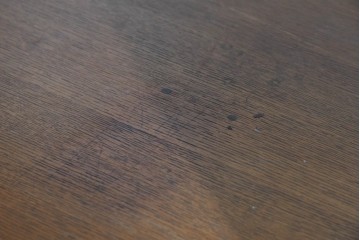 和製ヴィンテージ　オーク材　ルーバー扉がおしゃれな北欧デザインのキャビネット　(R-085484)