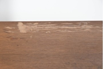 和製ヴィンテージ　オーク材　ルーバー扉がおしゃれな北欧デザインのキャビネット　(R-085484)