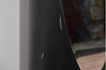 ヴィンテージ　ミッドセンチュリー　個性的なフォルムが目を引くリップスティックミラー　(R-085486)