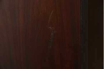 和製ヴィンテージ　オールドカリモク　角の取れたミッドセンチュリーデザインが目を引くモダンサイドボード　(R-085487)