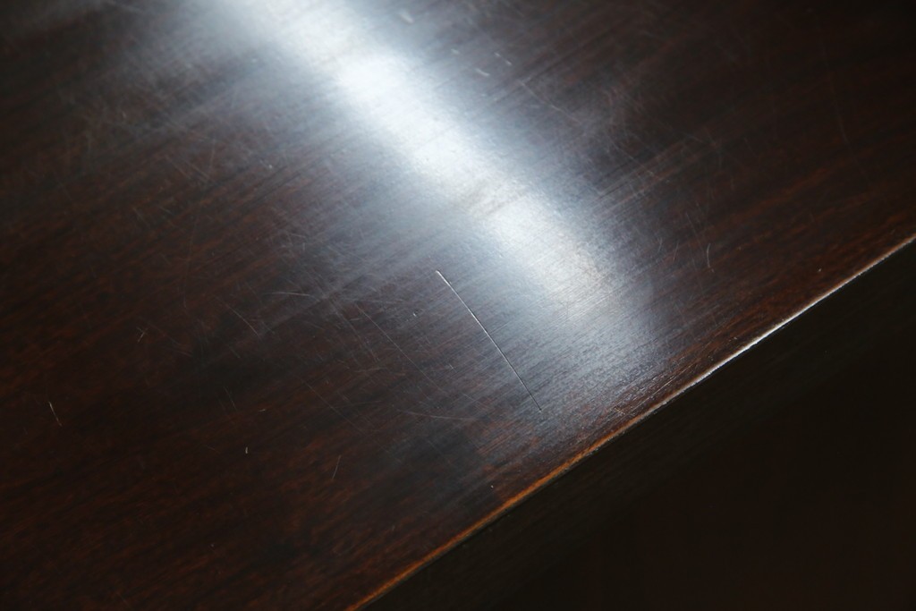 和製ヴィンテージ　オールドカリモク　角の取れたミッドセンチュリーデザインが目を引くモダンサイドボード　(R-085487)