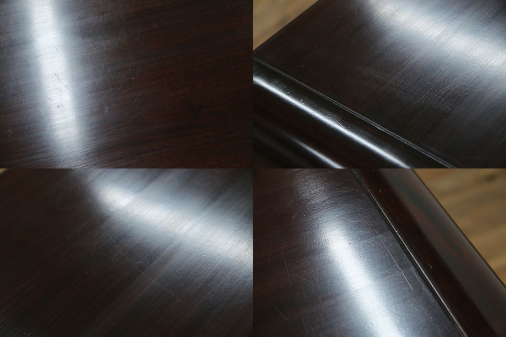 和製ヴィンテージ　オールドカリモク　角の取れたミッドセンチュリーデザインが目を引くモダンサイドボード　(R-085487)