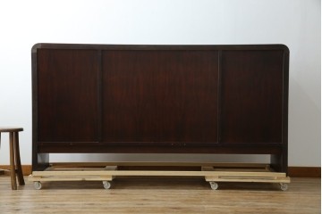 和製ヴィンテージ　オールドカリモク　角の取れたミッドセンチュリーデザインが目を引くモダンサイドボード　(R-085487)