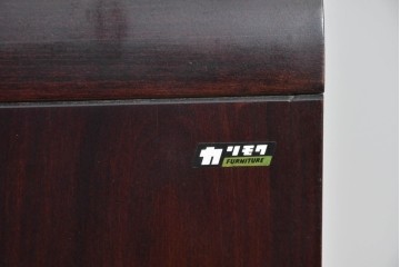 和製ヴィンテージ　オールドカリモク　角の取れたミッドセンチュリーデザインが目を引くモダンサイドボード　(R-085487)
