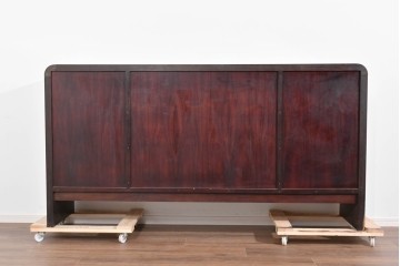 和製ヴィンテージ　オールドカリモク　角の取れたミッドセンチュリーデザインが目を引くモダンサイドボード　(R-085487)