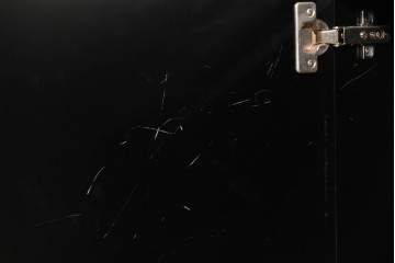 中古　美品!!　特注品　特大!和モダンの重厚な佇まいが魅力のサイドボード　製作費約90万円　(R-085492)