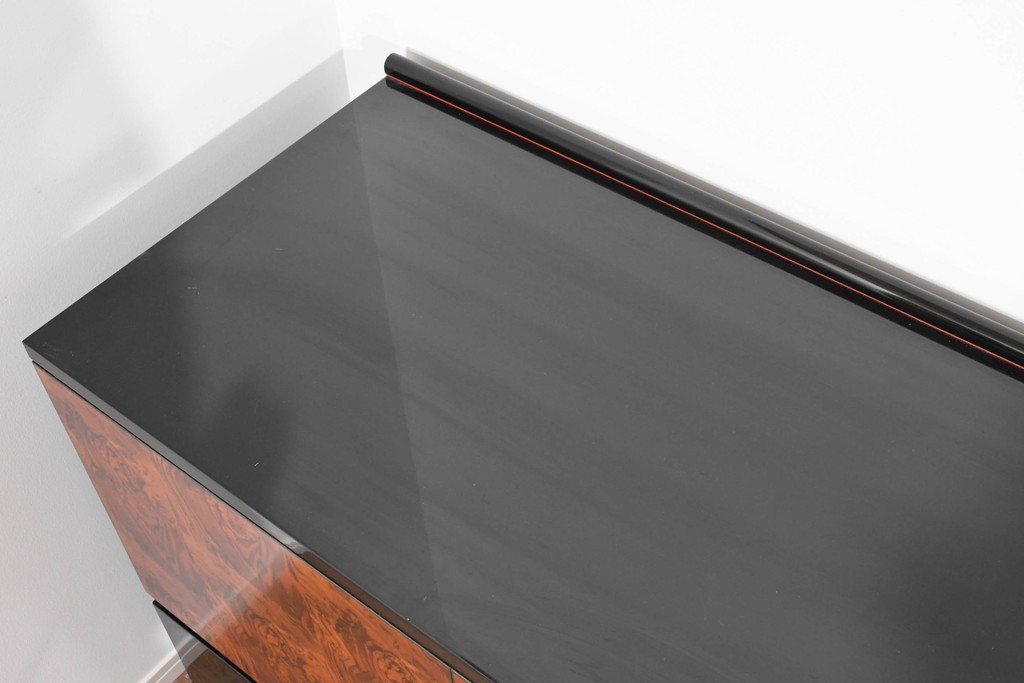 中古　美品!!　特注品　特大!和モダンの重厚な佇まいが魅力のサイドボード　製作費約90万円　(R-085492)