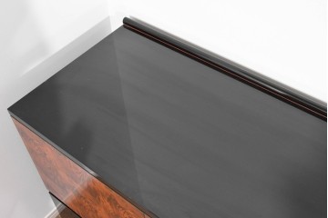 中古　美品!!　特注品　特大!和モダンの重厚な佇まいが魅力のサイドボード　製作費約90万円　(R-085492)