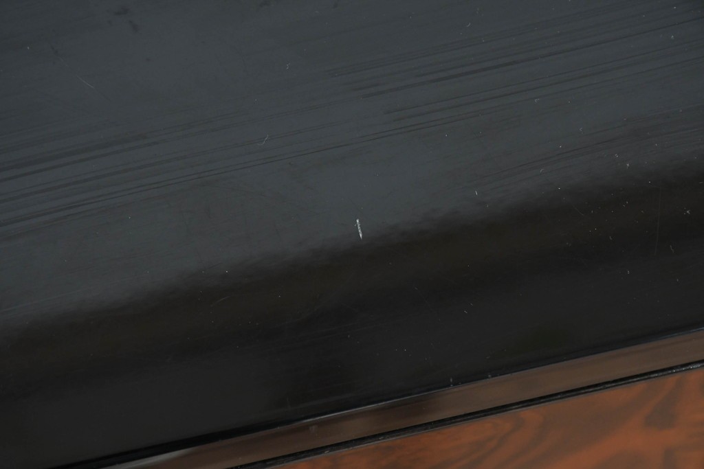 中古　美品!!　特注品　特大!和モダンの重厚な佇まいが魅力のサイドボード　製作費約90万円　(R-085492)