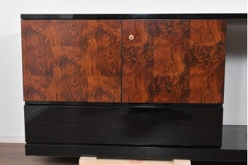 中古　美品!!　特注品　特大!和モダンの重厚な佇まいが魅力のサイドボード　製作費約90万円　(R-085492)