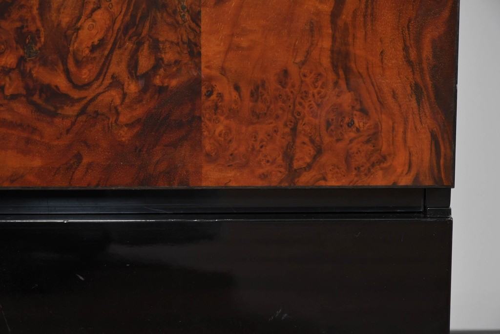 中古　美品!!　特注品　特大!和モダンの重厚な佇まいが魅力のサイドボード　製作費約90万円　(R-085492)