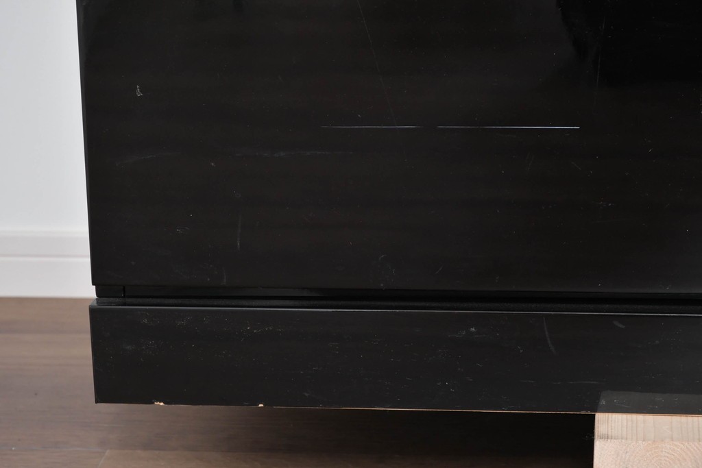 中古　美品!!　特注品　特大!和モダンの重厚な佇まいが魅力のサイドボード　製作費約90万円　(R-085492)