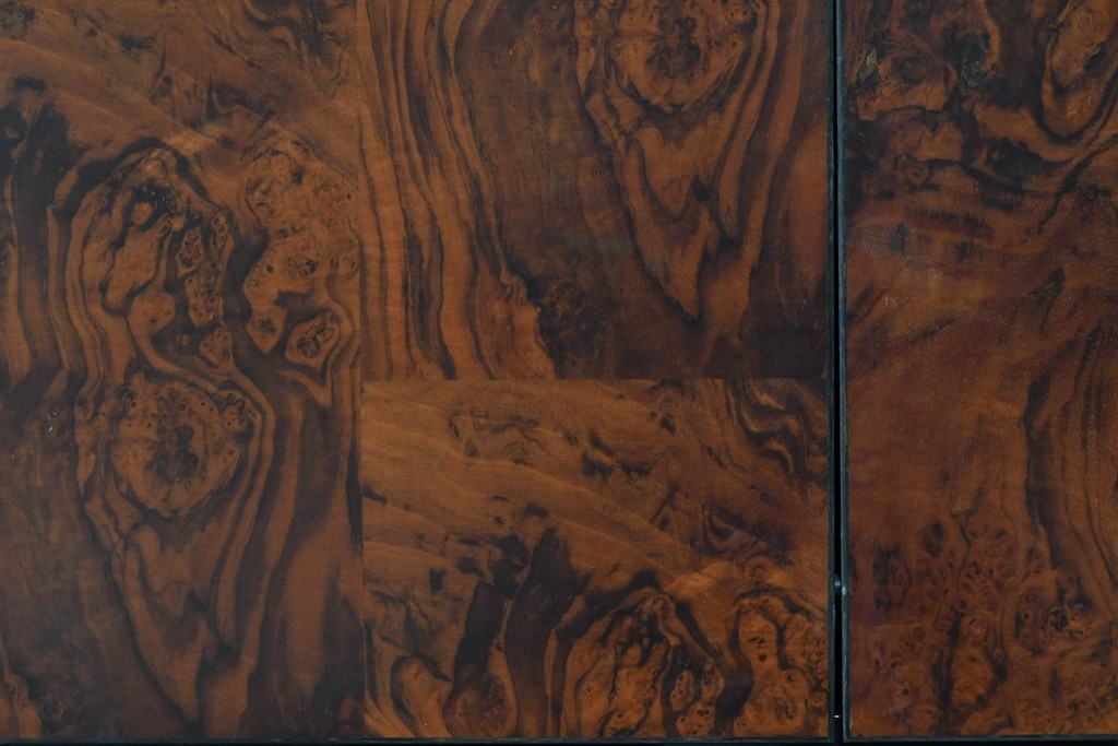 中古　美品!!　特注品　特大!和モダンの重厚な佇まいが魅力のサイドボード　製作費約90万円　(R-085492)