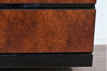 中古　美品!!　特注品　特大!和モダンの重厚な佇まいが魅力のサイドボード　製作費約90万円　(R-085492)