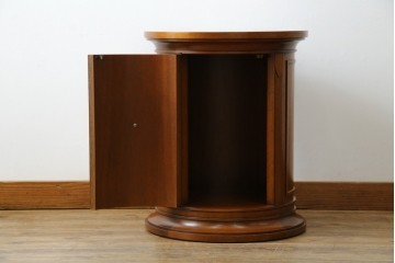 中古　美品　DREXEL HERITAGE(ドレクセルヘリテイジ)　Triune(トライユン)　美しい杢目が映えるドラムテーブル　(R-085498)