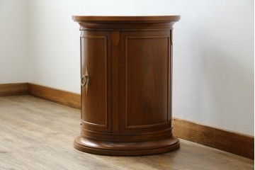 中古　美品　DREXEL HERITAGE(ドレクセルヘリテイジ)　Triune(トライユン)　美しい杢目が映えるドラムテーブル　(R-085498)