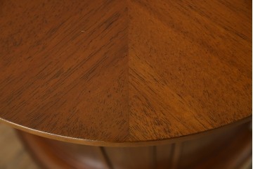 中古　美品　DREXEL HERITAGE(ドレクセルヘリテイジ)　Triune(トライユン)　美しい杢目が映えるドラムテーブル　(R-085498)