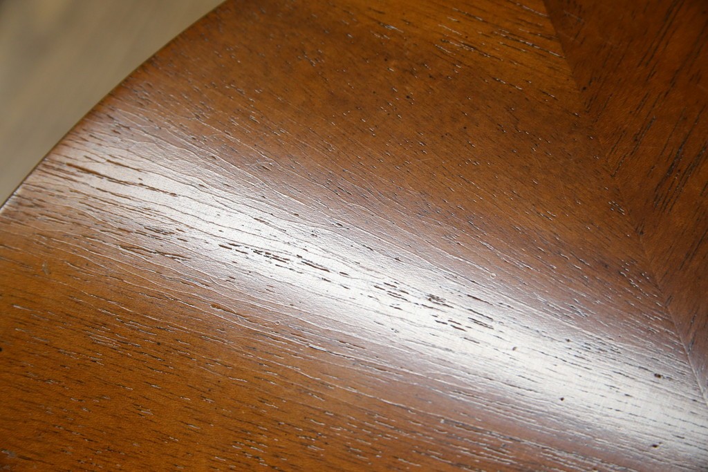 中古　美品　DREXEL HERITAGE(ドレクセルヘリテイジ)　Triune(トライユン)　美しい杢目が映えるドラムテーブル　(R-085498)