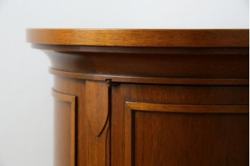 中古　美品　DREXEL HERITAGE(ドレクセルヘリテイジ)　Triune(トライユン)　美しい杢目が映えるドラムテーブル　(R-085498)