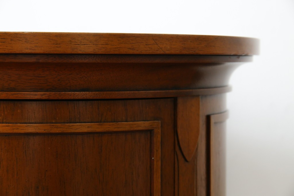 中古　美品　DREXEL HERITAGE(ドレクセルヘリテイジ)　Triune(トライユン)　美しい杢目が映えるドラムテーブル　(R-085498)