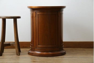 中古　美品　DREXEL HERITAGE(ドレクセルヘリテイジ)　Triune(トライユン)　美しい杢目が映えるドラムテーブル　(R-085498)