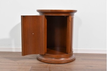 中古　美品　DREXEL HERITAGE(ドレクセルヘリテイジ)　Triune(トライユン)　クラシカルな佇まいと美しい杢目が映えるドラムテーブル　(R-085498)