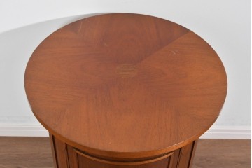 中古　美品　DREXEL HERITAGE(ドレクセルヘリテイジ)　Triune(トライユン)　クラシカルな佇まいと美しい杢目が映えるドラムテーブル　(R-085498)