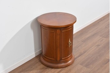 中古　美品　DREXEL HERITAGE(ドレクセルヘリテイジ)　Triune(トライユン)　クラシカルな佇まいと美しい杢目が映えるドラムテーブル　(R-085498)