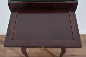 アメリカヴィンテージ　クラシカルな猫脚が素敵なジュエリー収納付き4段チェスト　(R-085503)