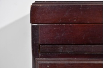 アメリカヴィンテージ　クラシカルな猫脚が素敵なジュエリー収納付き4段チェスト　(R-085503)