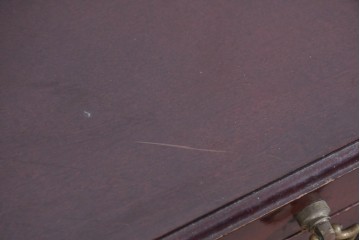 アメリカヴィンテージ　クラシカルな猫脚が素敵なジュエリー収納付き4段チェスト　(R-085503)