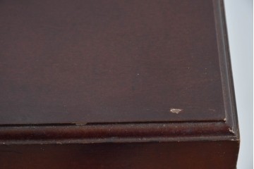 アメリカヴィンテージ　クラシカルな猫脚が素敵なジュエリー収納付き4段チェスト　(R-085503)