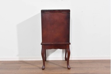 アメリカヴィンテージ　クラシカルな猫脚が素敵なジュエリー収納付き4段チェスト　(R-085503)