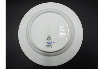 デンマーク製　ROYAL COPENHAGEN(ロイヤルコペンハーゲン)　ブルーフラワー アンギュラーの優美なプレート5枚セット　(R-085511)