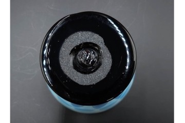 アンティーク　大正～昭和初期の当時物　碗型　乳白に鱗文が愛らしい氷コップ2客セット　(R-085526)